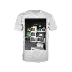Atari - Computer Screens Mens Large T-Shirt - White