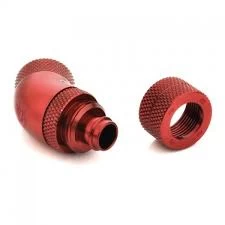 Bitspower Connection 45 degrees 1/4" to 10/8mm - rotatable blood red