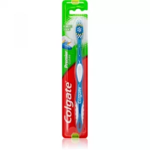Colgate Premier Clean Toothbrush Medium Colour Options Blue
