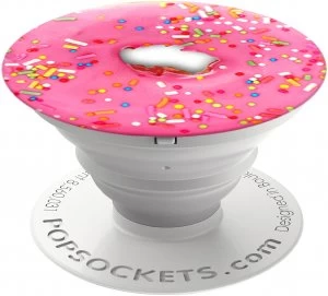 PopSockets Mobile Phone Stand Pink Donut