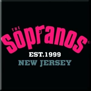 The Sopranos - Collegiate Logo Fridge Magnet