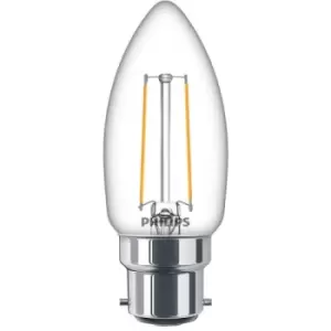 Philips CorePro 2-25W LED Filament Candle BC/B22 Very Warm White - 929001815692