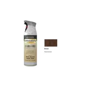 Rust-oleum - Universal All Surface Spray Paint - Hammered - Brown - 400ml - Brown