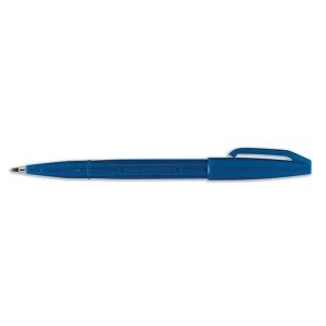 Pentel Sign S520 C Water Based Non Permanent Fibre Tipped Pen Blue Pack of 12