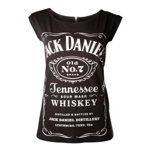 Jack Daniel'S - Old No. 7 Brand Womens Large Shirt - Black