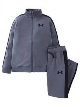 Urban Armor Gear Boys Knit Track Suit - Grey, Size S=7-8 Years