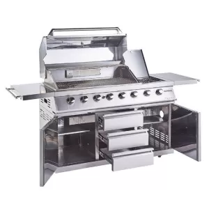 Outback Signature 6-Burner Gas BBQ with Rotisserie