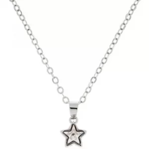 Ted Baker Ladies Silver Plated Crystal Star Necklace