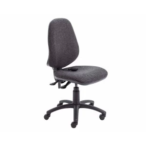 TC Office Calypso Twin Lever Ergonomic Chair with Lumbar Pump, Charcoal