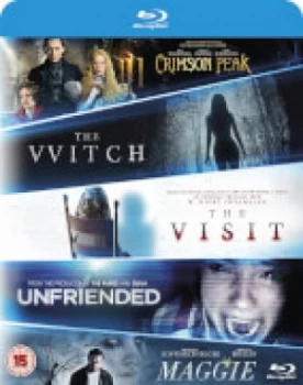 Bluray Starter Pack Includes The Witch/Crimson Peak/Maggie/The Visit/Unfriended