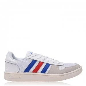 adidas Hoops 2.0 Trainers - Wht/Blue/Red