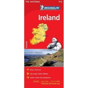 Ireland - Michelin National Map 712 Map Sheet map 2018