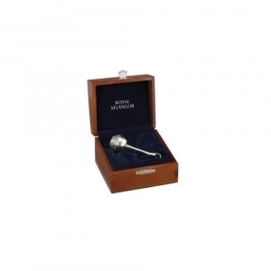 Royal Selangor Pewter Baby Rattle in Wooden Presentation Box