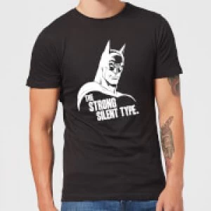 DC Comics Batman The Strong Silent Type T-Shirt - Black - XXL