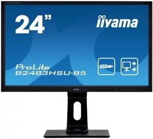 iiyama ProLite 24" B2483HSU-B5 Full HD LED Monitor