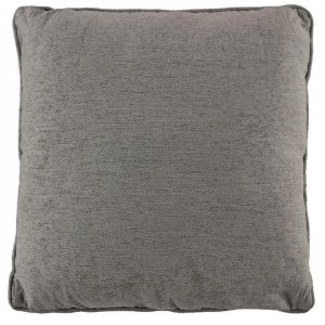 Linens and Lace Chenille Cushion - Grey