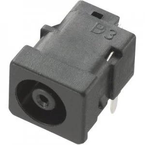 Conrad Components Low power connector Socket horizontal mount 5.5mm 1mm