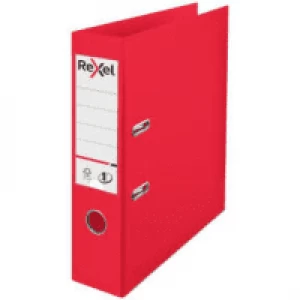 Rexel Choices A4 Polypropylene Lever Arch File 75mm - Red (10 Pack)