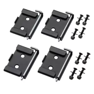 Rockler Quick-Release Workbench Caster Plates 4pk - 2-3/4 x 3-3/4"