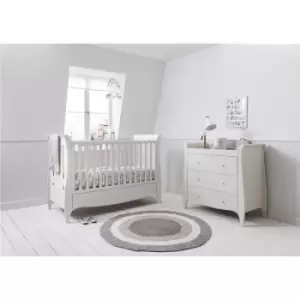 Tutti Bambini Roma Grey 2 Piece Cot Bed with Changing Table Set
