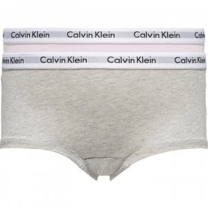 Calvin Klein Calvin 2 Pack Shortie Briefs - Grey