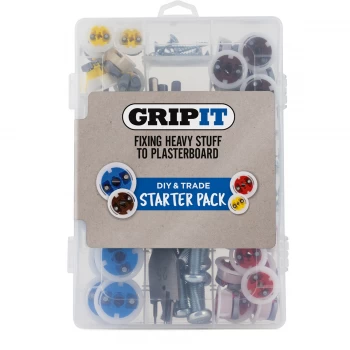 Grip It GripIt Plasterboard Stud Wall Fixing Starter Kit