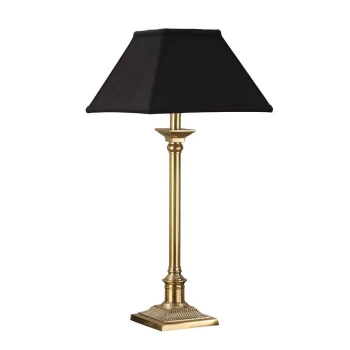 Grenville 1 Light Table Lamp Solid Brass - Base Only, B22