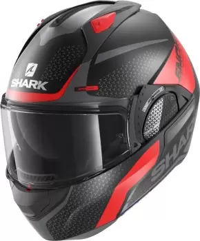 Shark Evo-GT Encke Matt Helmet, black-red, Size L, black-red, Size L