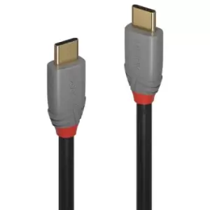 Lindy 36901 USB cable 1m USB C Black Gray