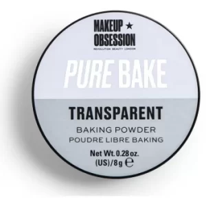 Makeup Obsession Pure Bake Mattifying Loose Powder Shade Transparent 8 g