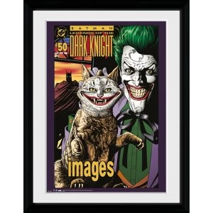 Batman Comic Joker Cat Framed Collector Print