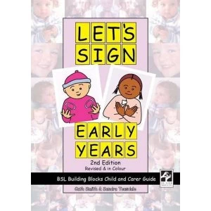 Let's Sign Early Years BSL Building Blocks Child & Carer Guide Spiral bound 2012