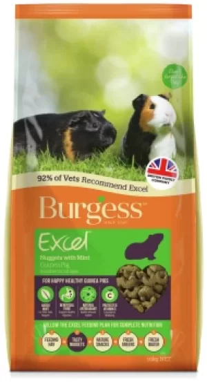 Burgess Excel Guinea Pig Nuggets 10kg