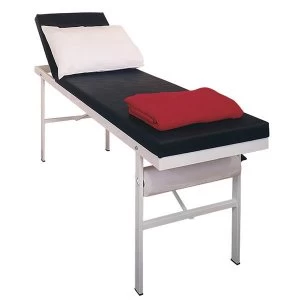 Click Medical First Aid Room Couch Epoxy Coated Square Steel Frame Ref