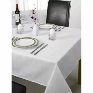 Green & Sons Table Cloth Chequers 50 X 70" White