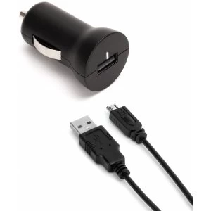 Griffin GC42478 2.1A 10W Car Charger with Detachable Micro USB Cable Black