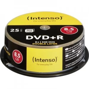 Intenso 4311144 Blank DVD+R DL 8.5 GB 25 pc(s) Spindle