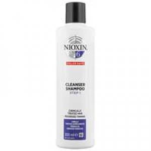 Nioxin 3D Care System System 6 Step 1 Color Safe Cleanser Shampoo: For Chemically Treated Hair And Progressed Thinning 300ml