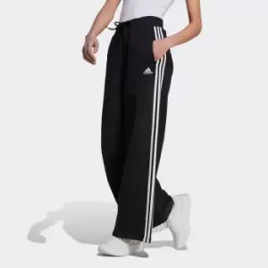 3-Stripes Cotton Mix Joggers with Wide Leg