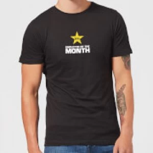 Plain Lazy Employee Of The Month Mens T-Shirt - Black - M