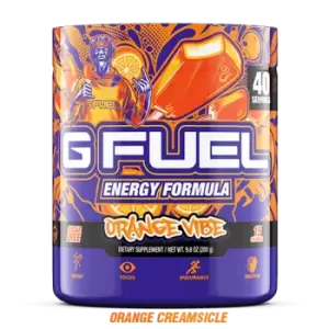 G Fuel Orange Vibe Tub (40 Servings) Elite Energy and Endurance Formula