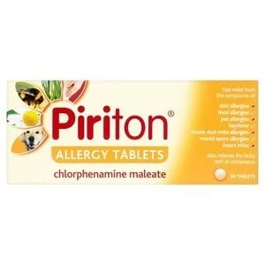 Piriton Allergy Chlorphenamine Tablets 30s