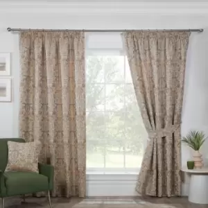 Sundour Kyoto Fully Lined Pencil Pleat Curtains Ready Made Curtain Pair