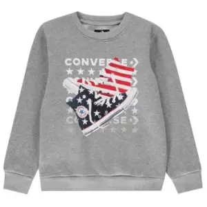 Converse Canna Crew Sweatshirt Junior Boys - Grey
