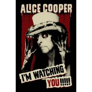 Alice Cooper - I'm Watching You Textile Poster