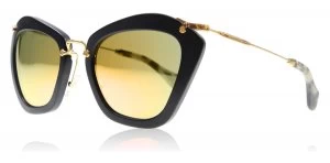 Miu Miu Noir Sunglasses Black Sand 1BO2D2 55mm