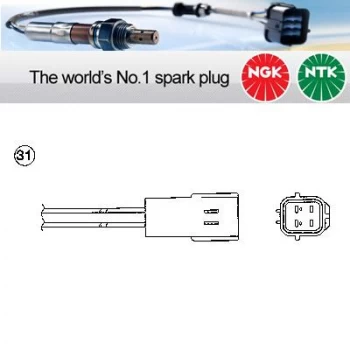 1x NGK NTK Oxygen O2 Lambda Sensor OZA629-W6 OZA629W6 (0019)