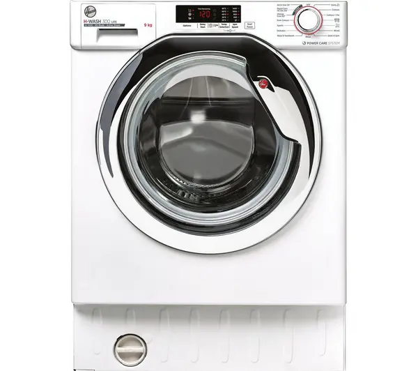 HOOVER H-Wash 300 HBWS 49D2ACE Integrated 9KG 1400 Spin Washing Machine, White 8059019015491