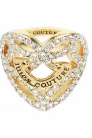 Juicy Couture Jewellery Pave Open Heart Ring JEWEL WJW826-710-8