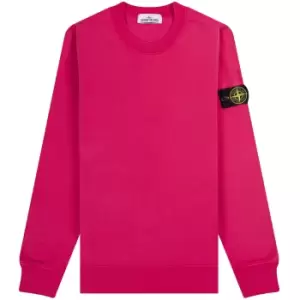 Stone Island 'Crew Neck' Sweatshirt Bright Pink